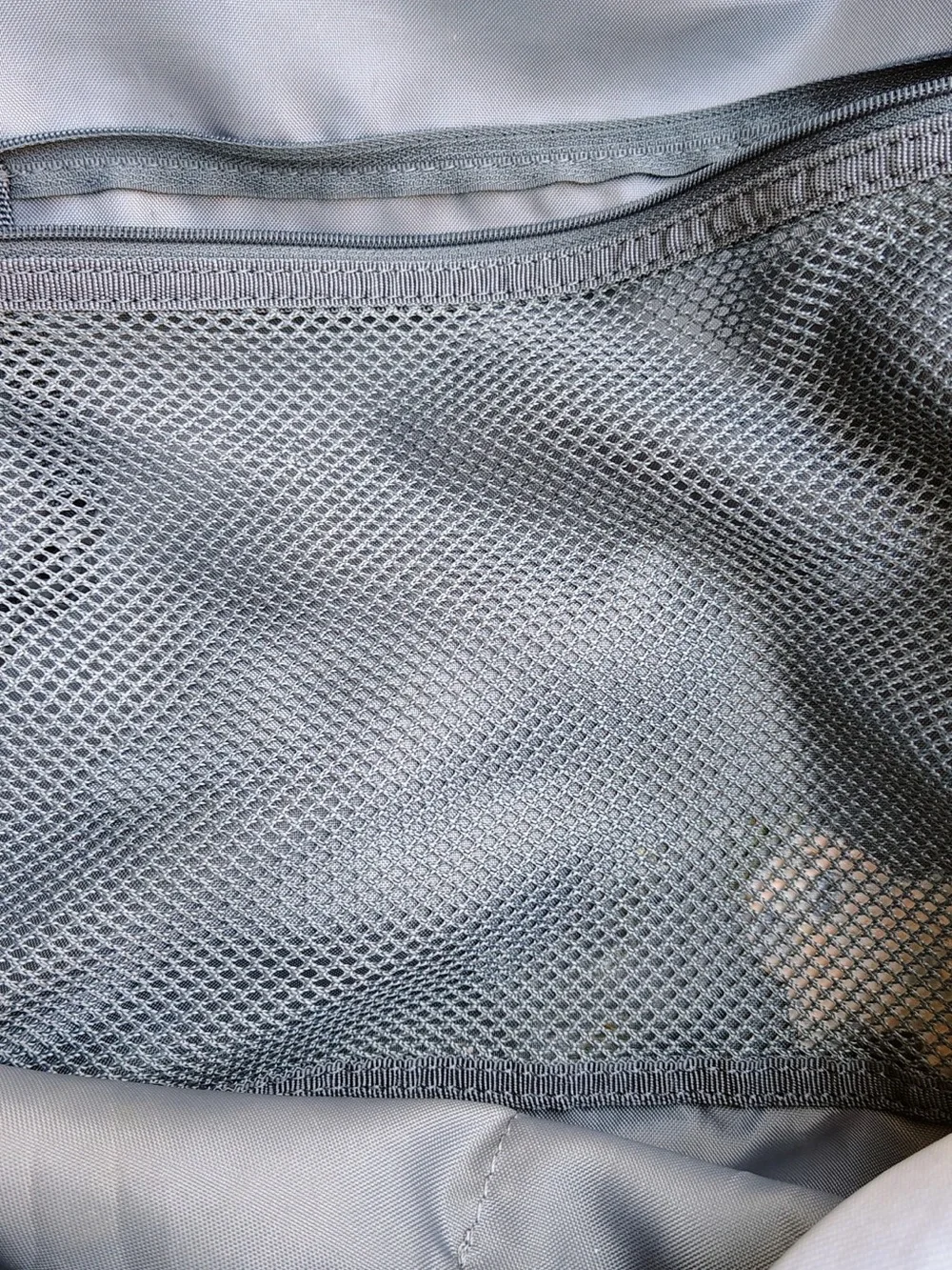 Adidas Heather Gray Backpack with Pink Trim